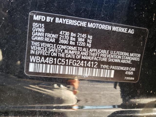 WBA4B1C51FG241412 BMW 435 I Gran Coupe