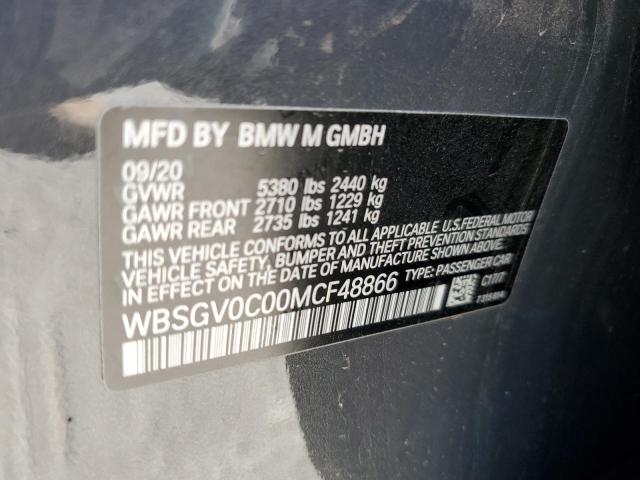 WBSGV0C00MCF48866 BMW M8