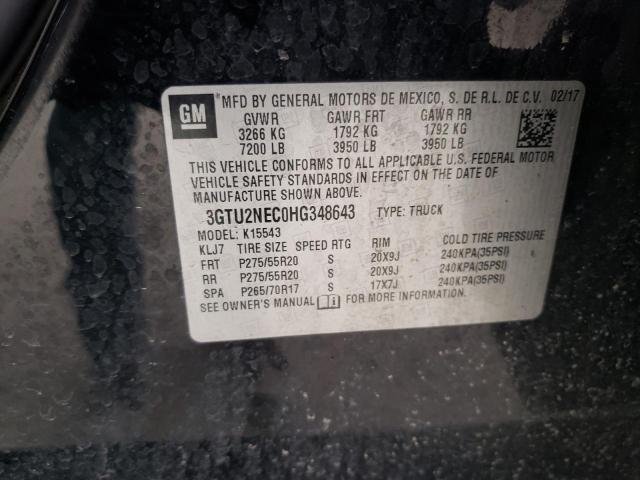 3GTU2NEC0HG348643 GMC Sierra K1500 Slt