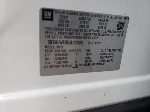 3GKALWEUXJL292386 GMC Terrain Slt