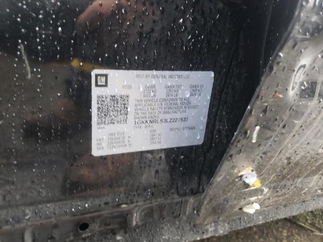 1GKKNRLS3LZ227537 GMC ACADIA SLE
