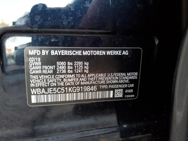 WBAJE5C51KG919846 BMW 540 I