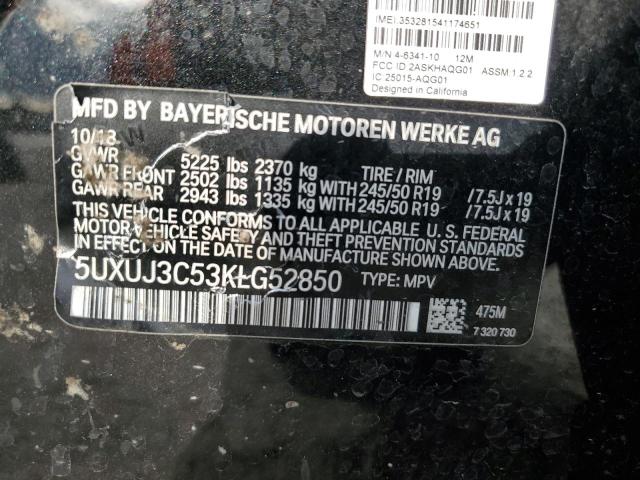 5UXUJ3C53KLG52850 BMW X4 Xdrive30i