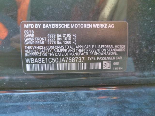 WBA8E1C50JA758737 BMW 330e