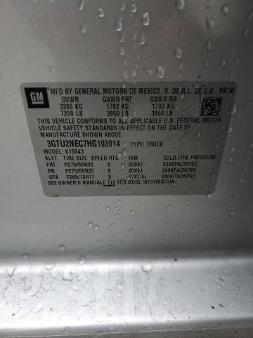 3GTU2NEC7HG193914 GMC Sierra K1500 Slt
