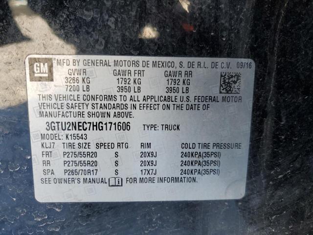 3GTU2NEC7HG171606 GMC Sierra K1500 Slt
