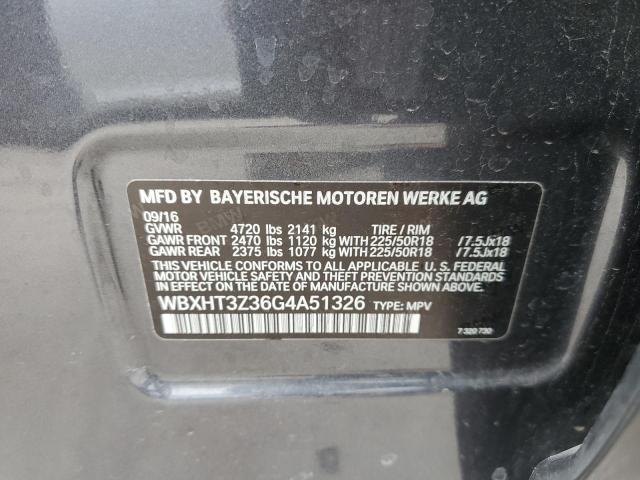 WBXHT3Z36G4A51326 BMW X1 Xdrive28i