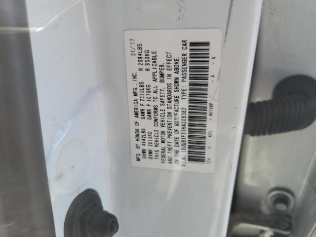 19UUB1F51HA009382 Acura TLX TECH