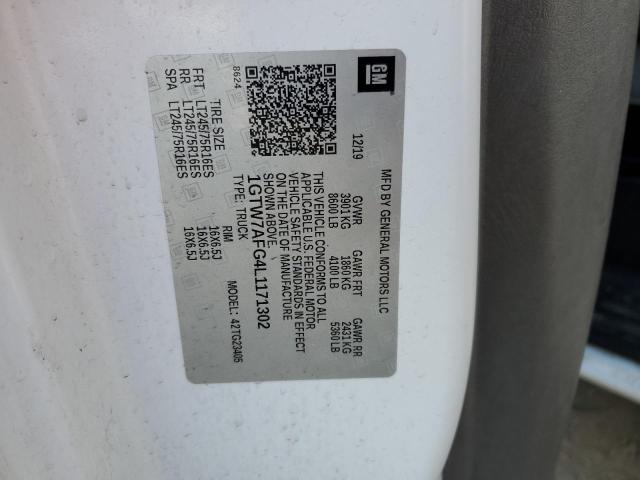1GTW7AFG4L1171302 GMC Savana G2500