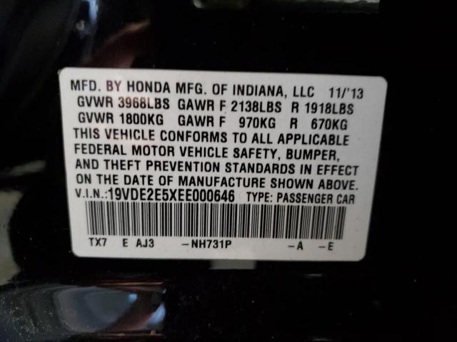19VDE2E5XEE000646 Acura Ilx 24 Premium