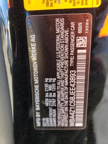 WBA4Z1C58JEE43893 BMW 430I