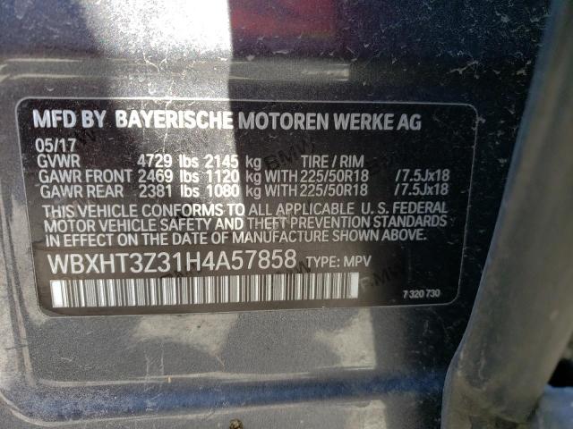 WBXHT3Z31H4A57858 BMW X1 Xdrive28i