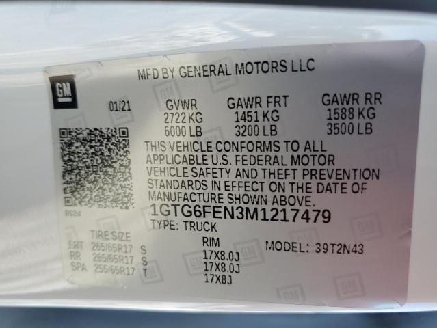 1GTG6FEN3M1217479 GMC Canyon At4