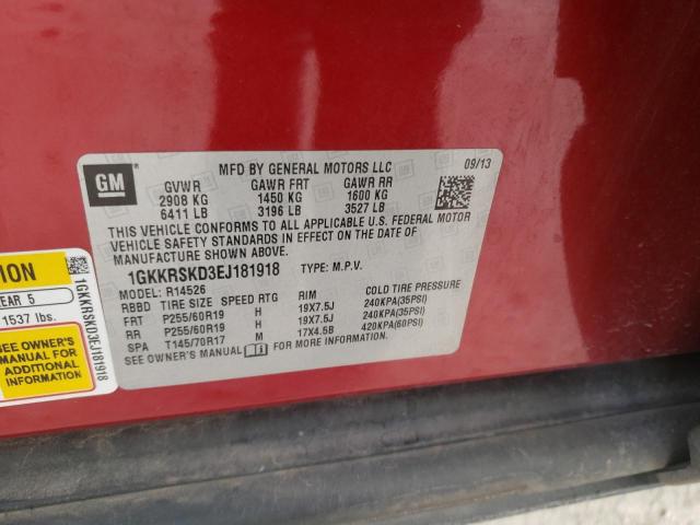 1GKKRSKD3EJ181918 GMC Acadia Slt-2