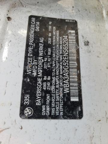 WBA3A9G52ENS65204 BMW 335 I