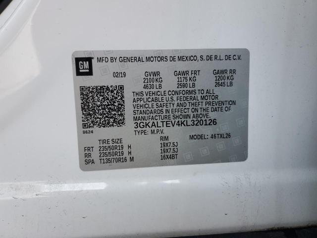 3GKALTEV4KL320126 GMC Terrain Sle