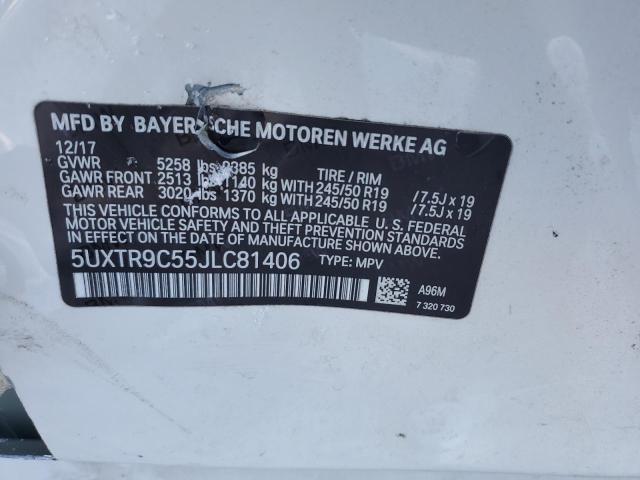 5UXTR9C55JLC81406 BMW X3 Xdrive30i