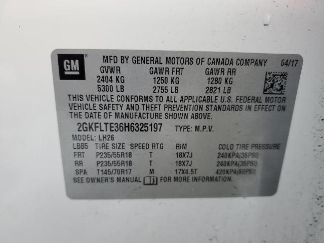 2GKFLTE36H6325197 GMC Terrain Sle