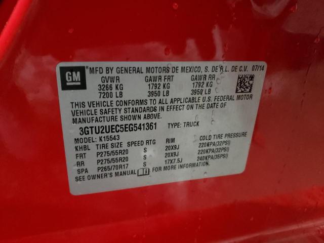 3GTU2UEC5EG541361 GMC Sierra K1500 Sle