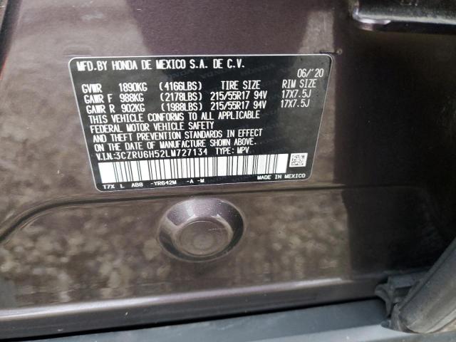 3CZRU6H52LM727134 Honda HR-V EX