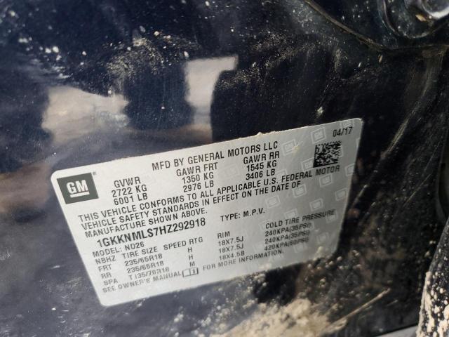 1GKKNMLS7HZ292918 GMC Acadia Slt-1
