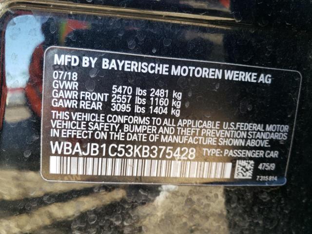 WBAJB1C53KB375428 BMW 530XE