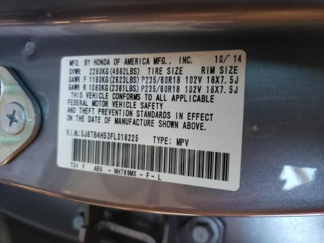 5J8TB4H53FL018225 Acura Rdx Technology