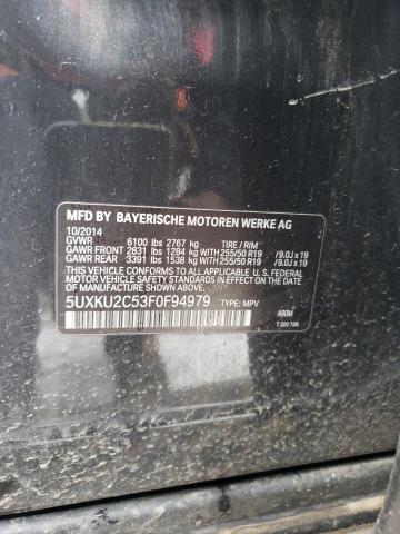 5UXKU2C53F0F94979 BMW X6 Xdrive35i