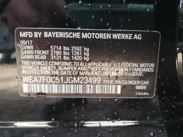 WBA7F0C51JGM23499 BMW 750 I