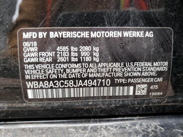 WBA8A3C58JA494710 BMW 320 XI