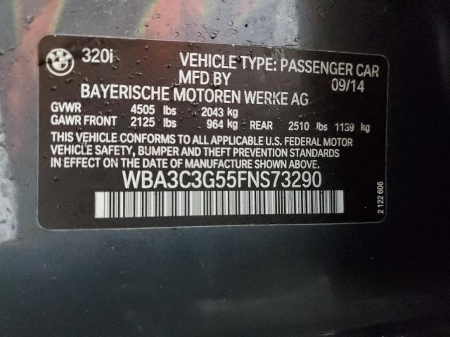 WBA3C3G55FNS73290 BMW 320 I Xdrive