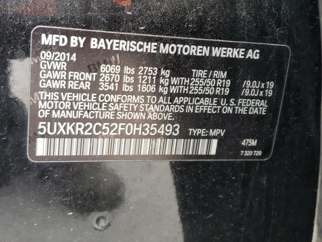 5UXKR2C52F0H35493 BMW X5 Sdrive35i
