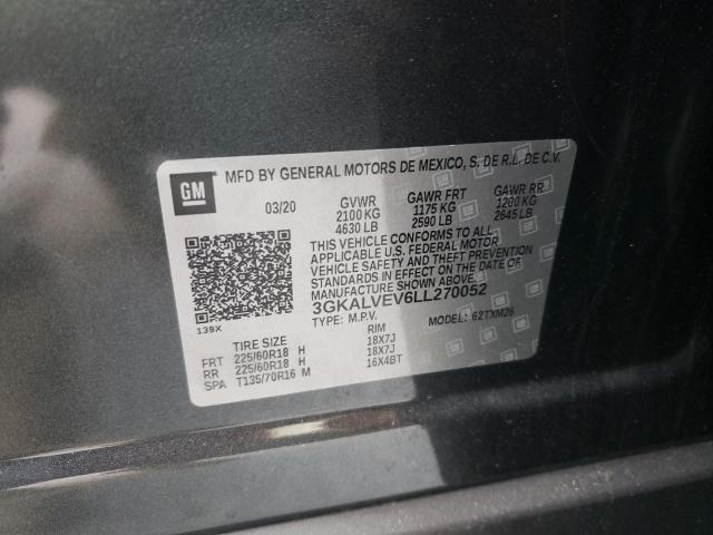 3GKALVEV6LL270052 GMC Terrain Slt
