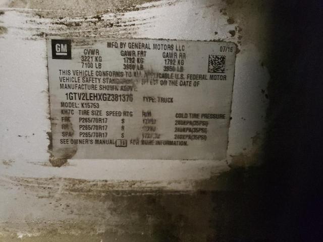 1GTV2LEHXGZ381376 GMC Sierra K1500