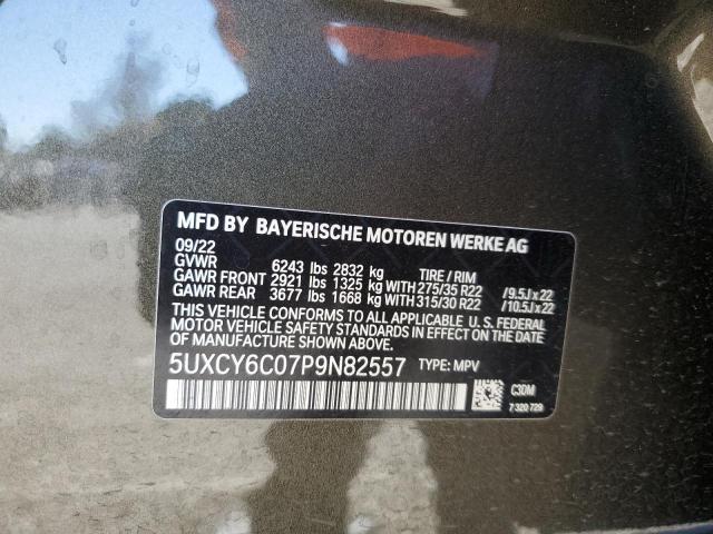 5UXCY6C07P9N82557 BMW X6 Xdrive40i