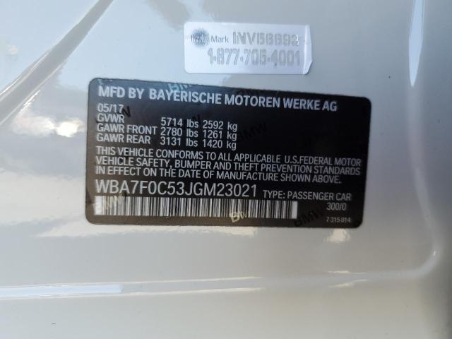WBA7F0C53JGM23021 BMW 750 I