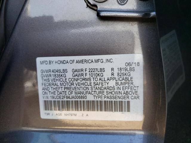 19UDE2F84JA006893 Acura Ilx Premium Tech