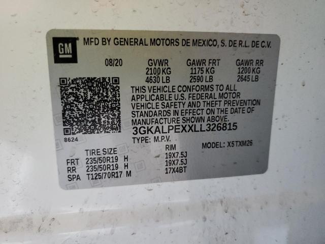 3GKALPEXXLL326815 GMC Terrain Slt