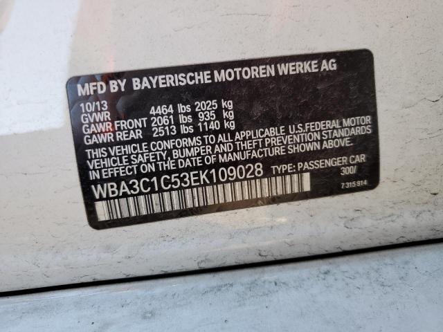 WBA3C1C53EK109028 BMW 328 I Sulev