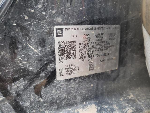 3GTU2NEC7JG580114 GMC Sierra K1500 Slt