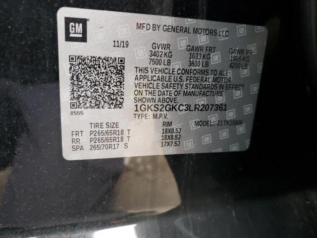 1GKS2GKC3LR207361 GMC Yukon Xl K1500 Slt