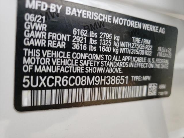5UXCR6C08M9H38651 BMW X5 Xdrive40i