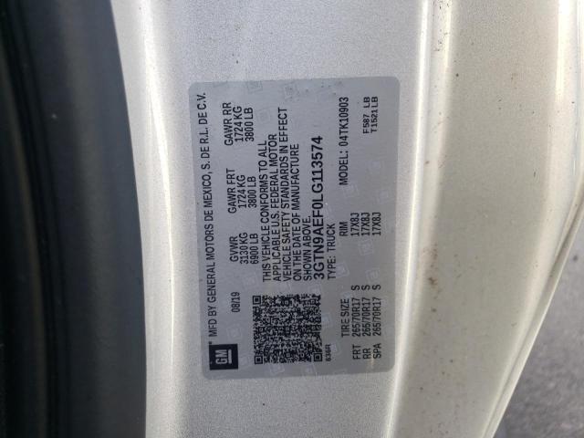 3GTN9AEF0LG113574 GMC Sierra K1500
