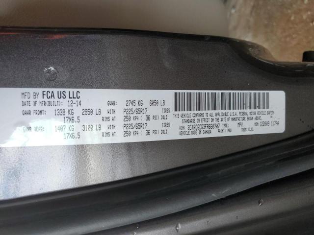 2C4RDGCG3FR660707 Dodge Grand Caravan Sxt