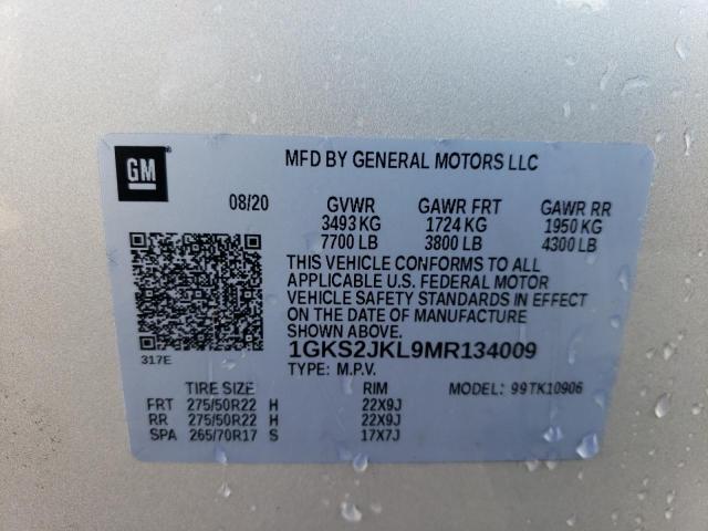 1GKS2JKL9MR134009 GMC YUKON XL DENALI