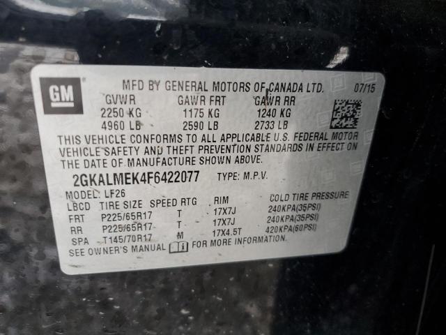 2GKALMEK4F6422077 GMC Terrain Sle