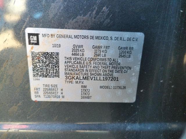 3GKALMEV1LL197201 GMC Terrain Sle
