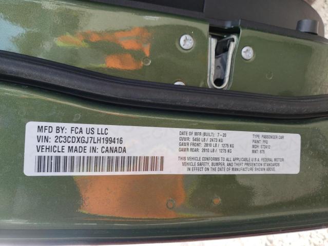 2C3CDXGJ7LH199416 Dodge Charger Scat Pack