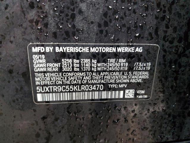 5UXTR9C55KLR03470 BMW X3 Xdrive30i