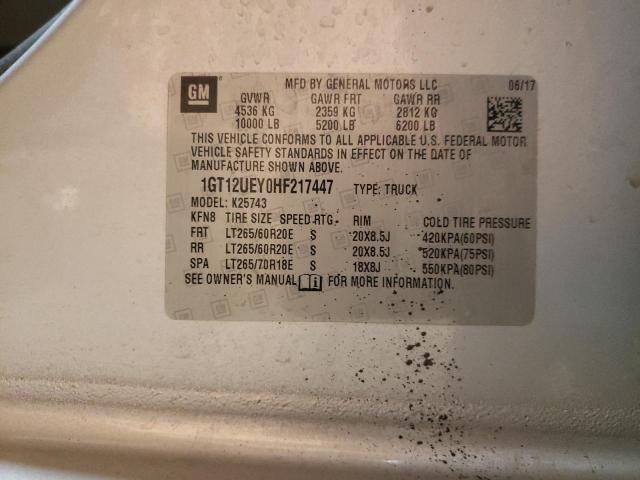 1GT12UEY0HF217447 GMC Sierra K2500 Denali